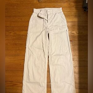 American Eagle Outfitters Cream Pants
